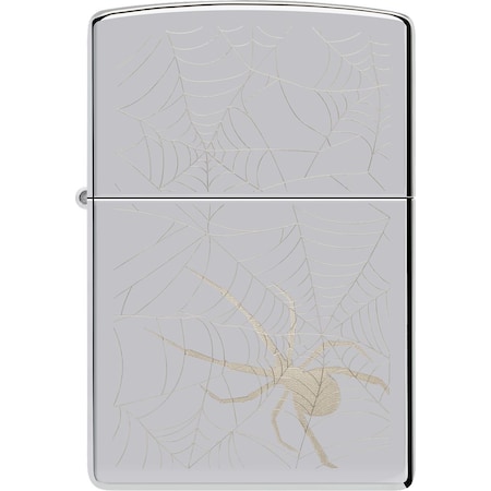 Zippo 2024 Zippo Spider Web Design, Hp Chrome ZIP-48767